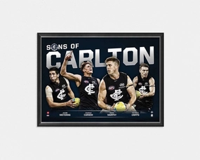 CARLTON FOOTBALL CLUB 'SONS OF CARLTON'handmade souvenirs