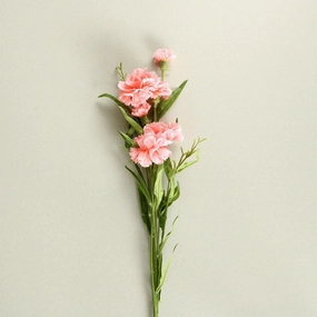 Carnation Silk Flowers - Set of 3 Stemshome decoration ,modern home decor 