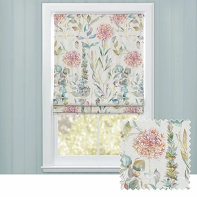 Carneum Floral Printed Cotton Made to Measure Roman Blinds Cinnamonbedding sets ,throw blankets 