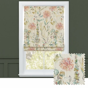 Carneum Printed Cotton Made to Measure Roman Blinds Cinnamonbedding sets ,throw blankets 