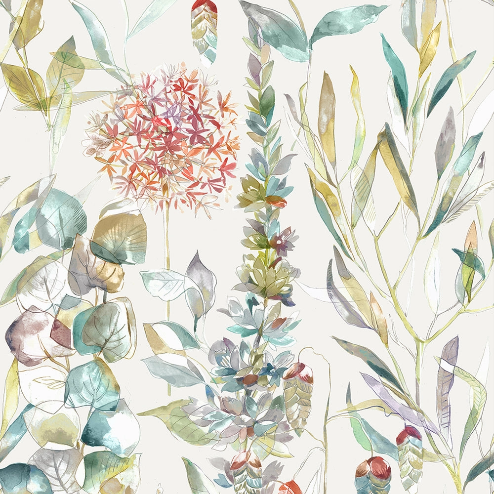 Carneum Printed Cotton Made to Measure Roman Blinds Cinnamon
