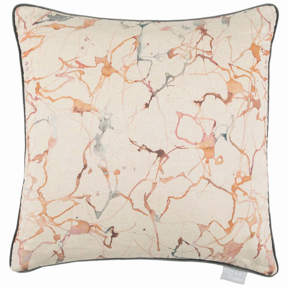 Carrara Printed Cushion Rosewater
