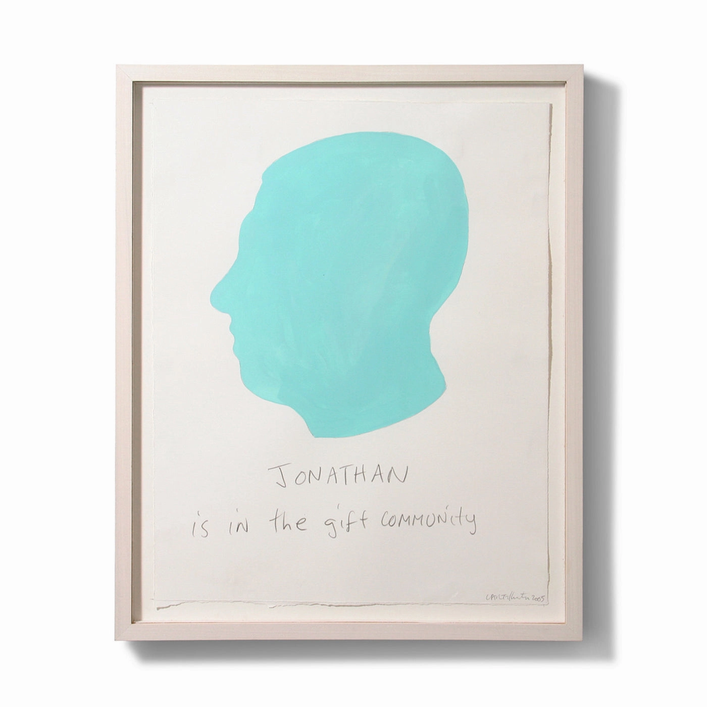 Carter Kustera Custom Silhouette and Text Portrait 19 x 15nordic style wall decor