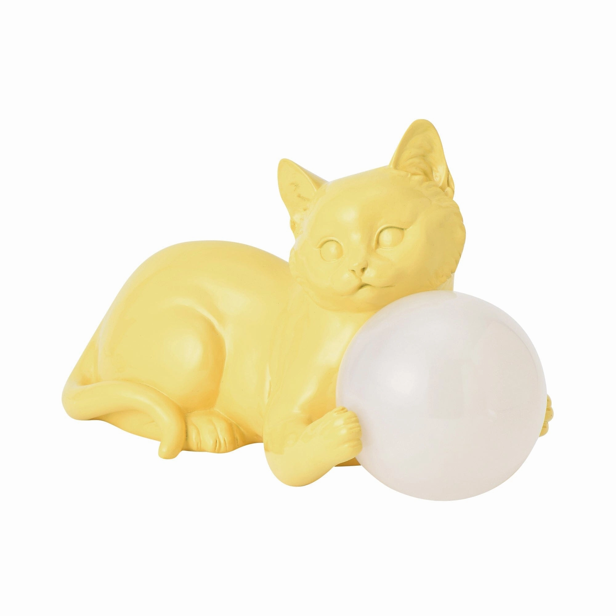 Cat Lamp Yellow