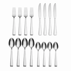 Catalina Mirror 16 Piece Flatware Seteco-friendly bamboo fiber tableware set 
