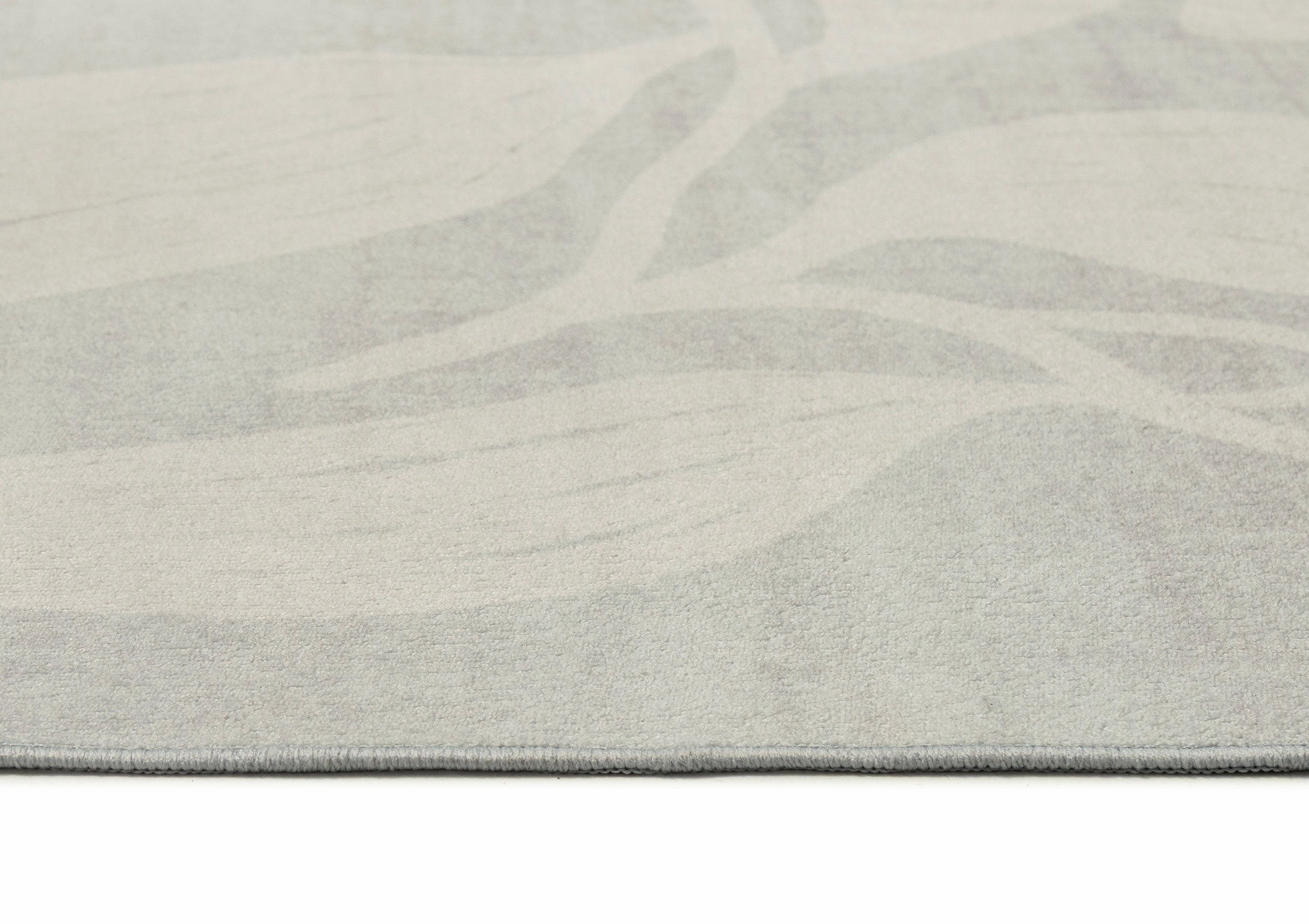 Cattleya Grey Botanical Washable Rug