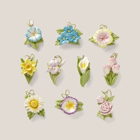 Celebrate Flowers 10-Piece Ornament Seteaster decorations ,easter centerpiece 