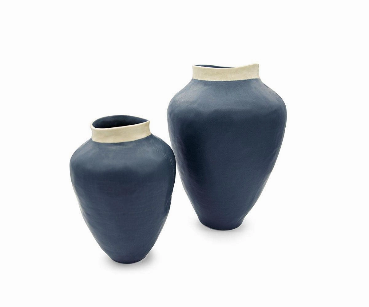Ceramic Halo Vases - Navynordic style desktop ornaments