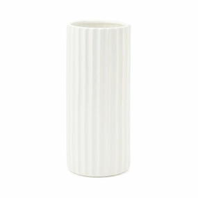Ceramic Lib Flower Vase L Whitenordic minimalist vase