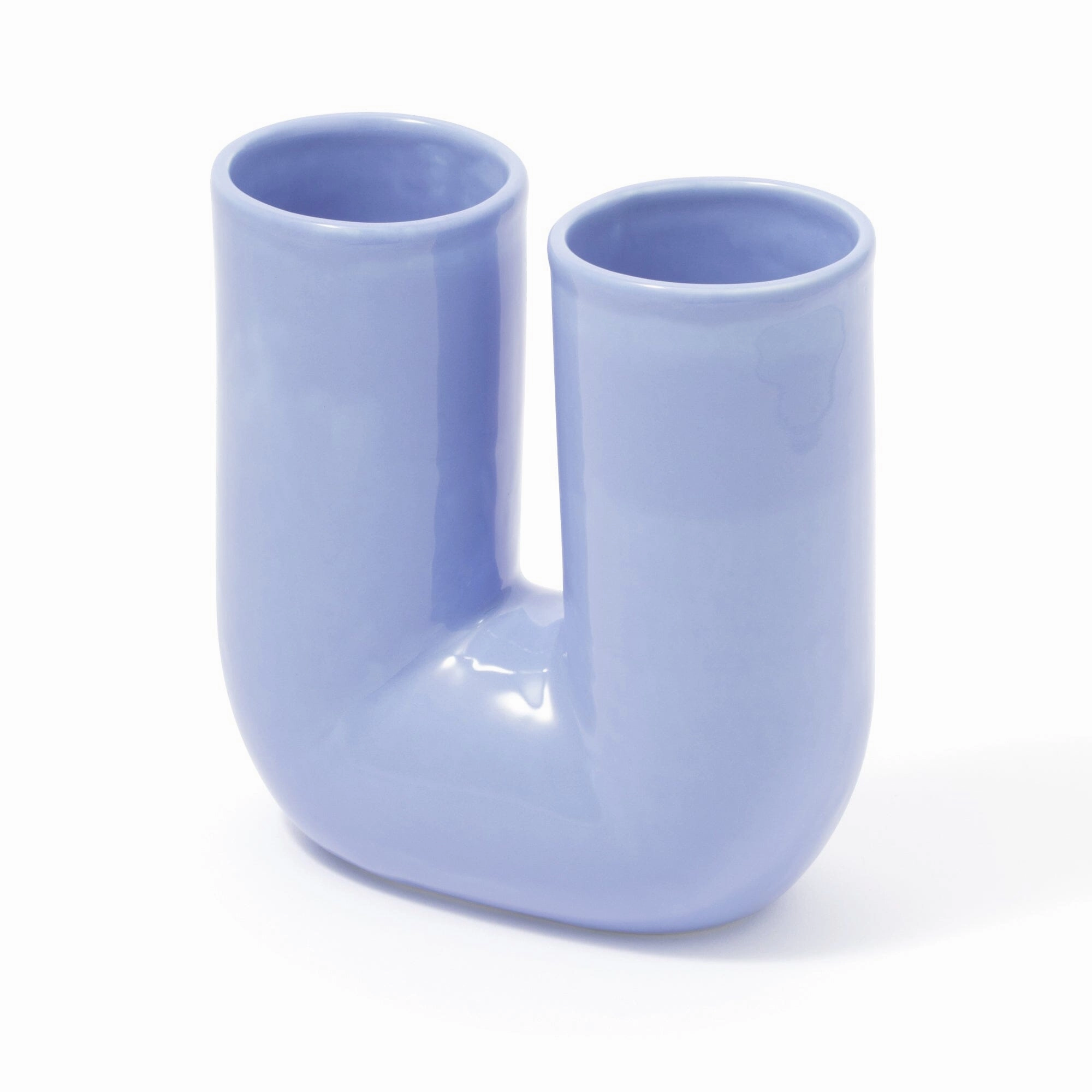 Ceramic Pop Flower Vase Medium Light Bluenordic minimalist vase