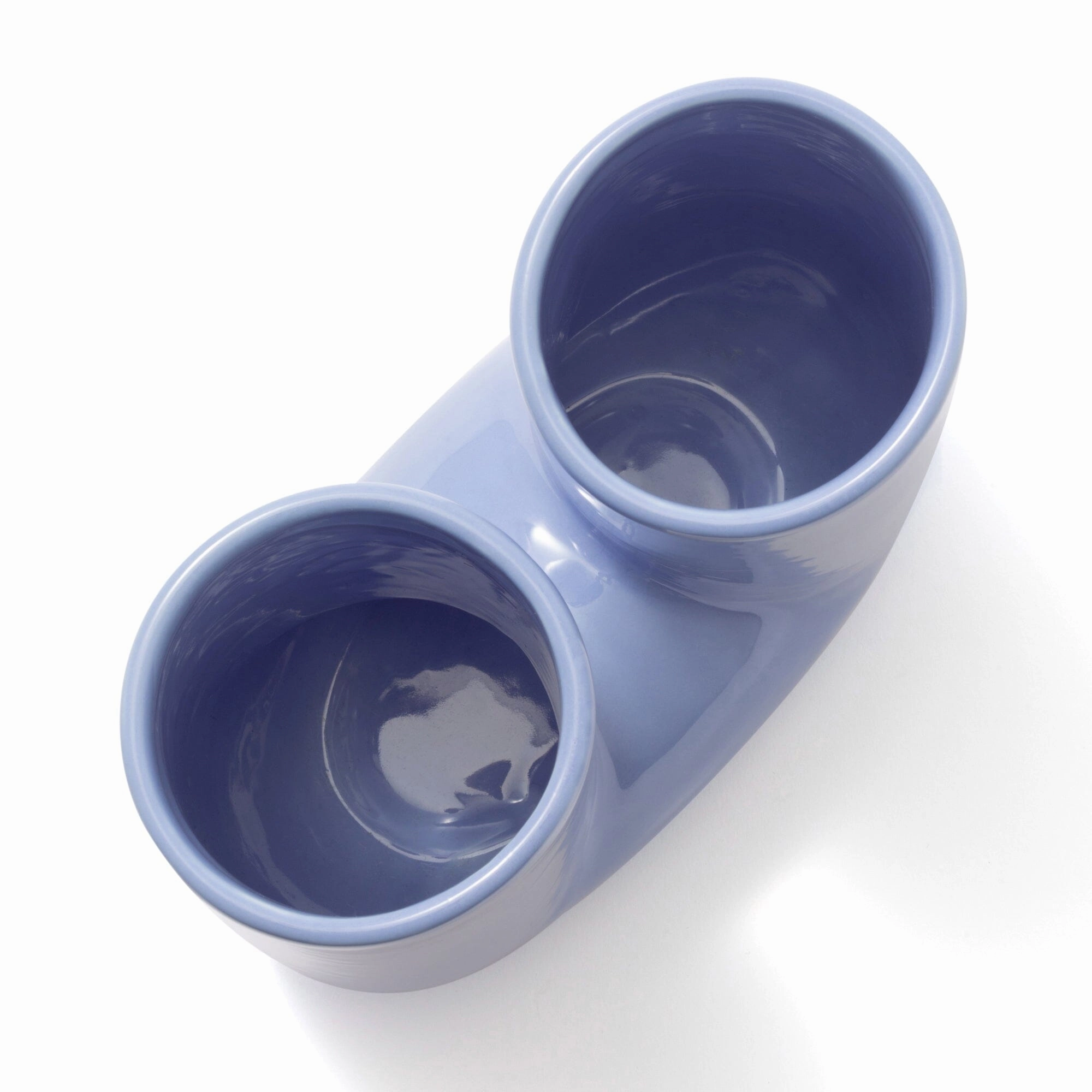 Ceramic Pop Flower Vase Medium Light Blue