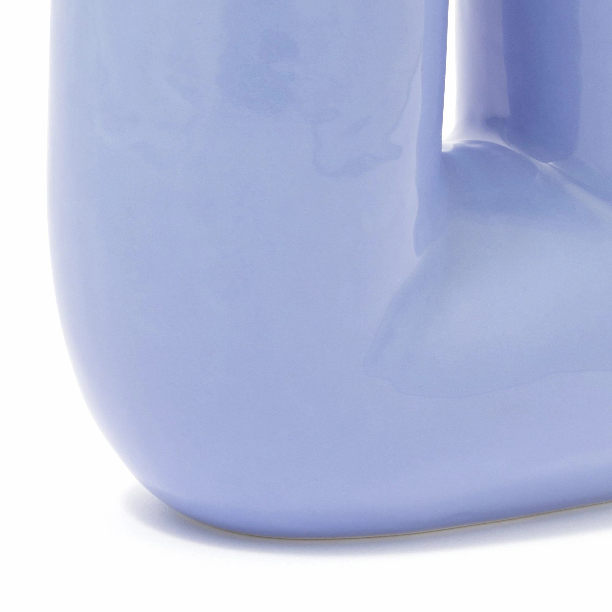 Ceramic Pop Flower Vase Medium Light Blue