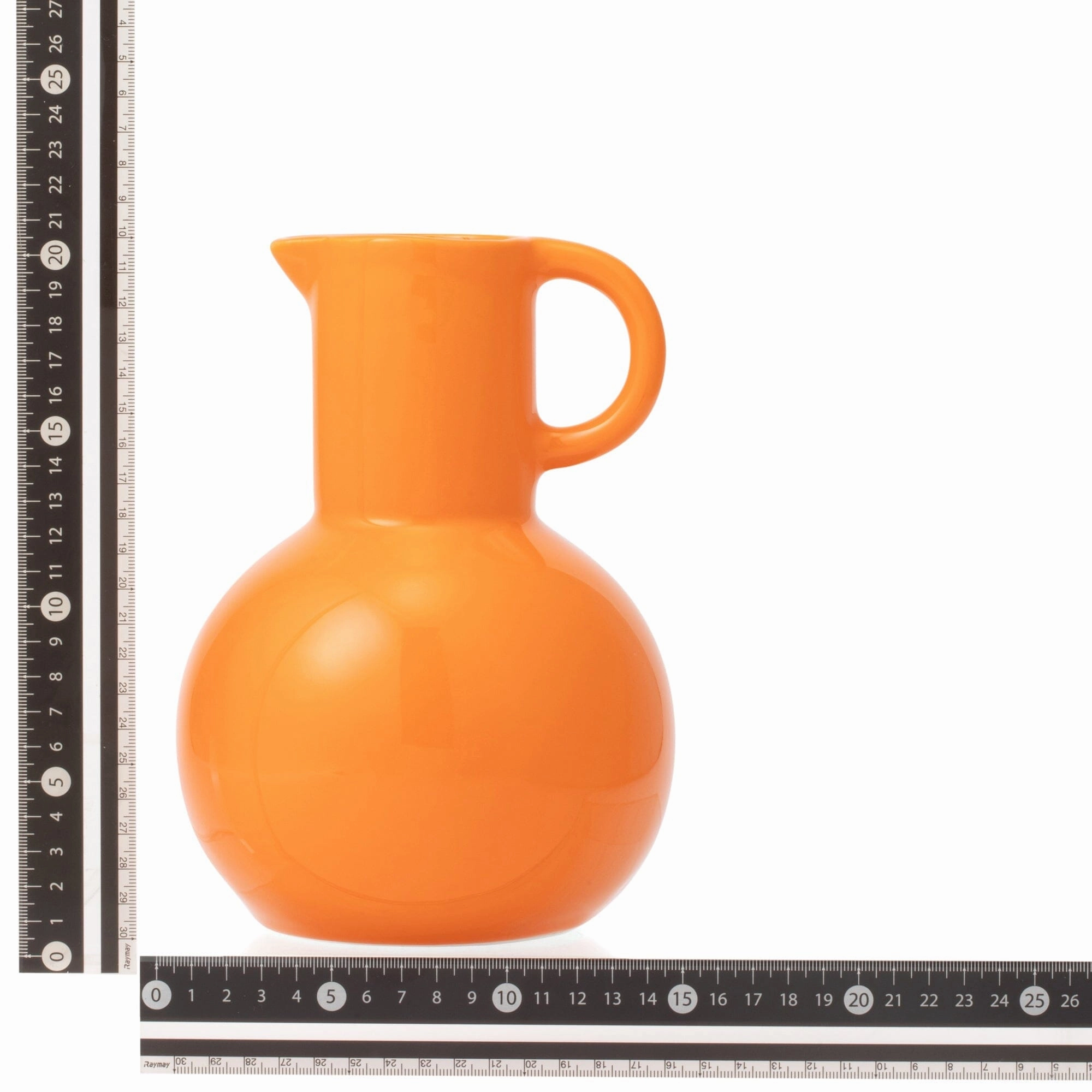 Ceramic Pop Flower Vase Medium Orange