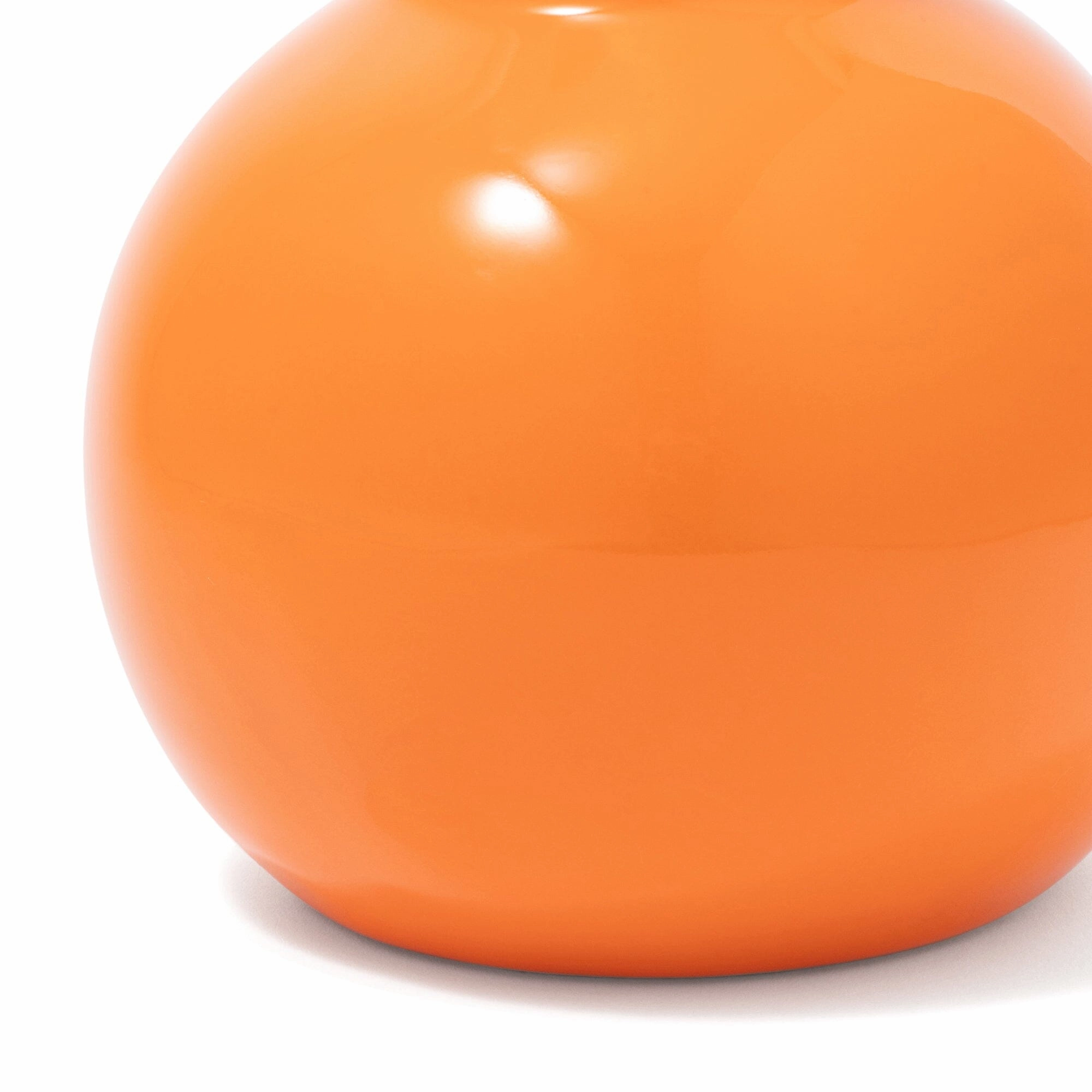 Ceramic Pop Flower Vase Medium Orange