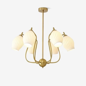 Ceramic Ribbed Chandelierrustic chandelier,bedroom chandelier 
