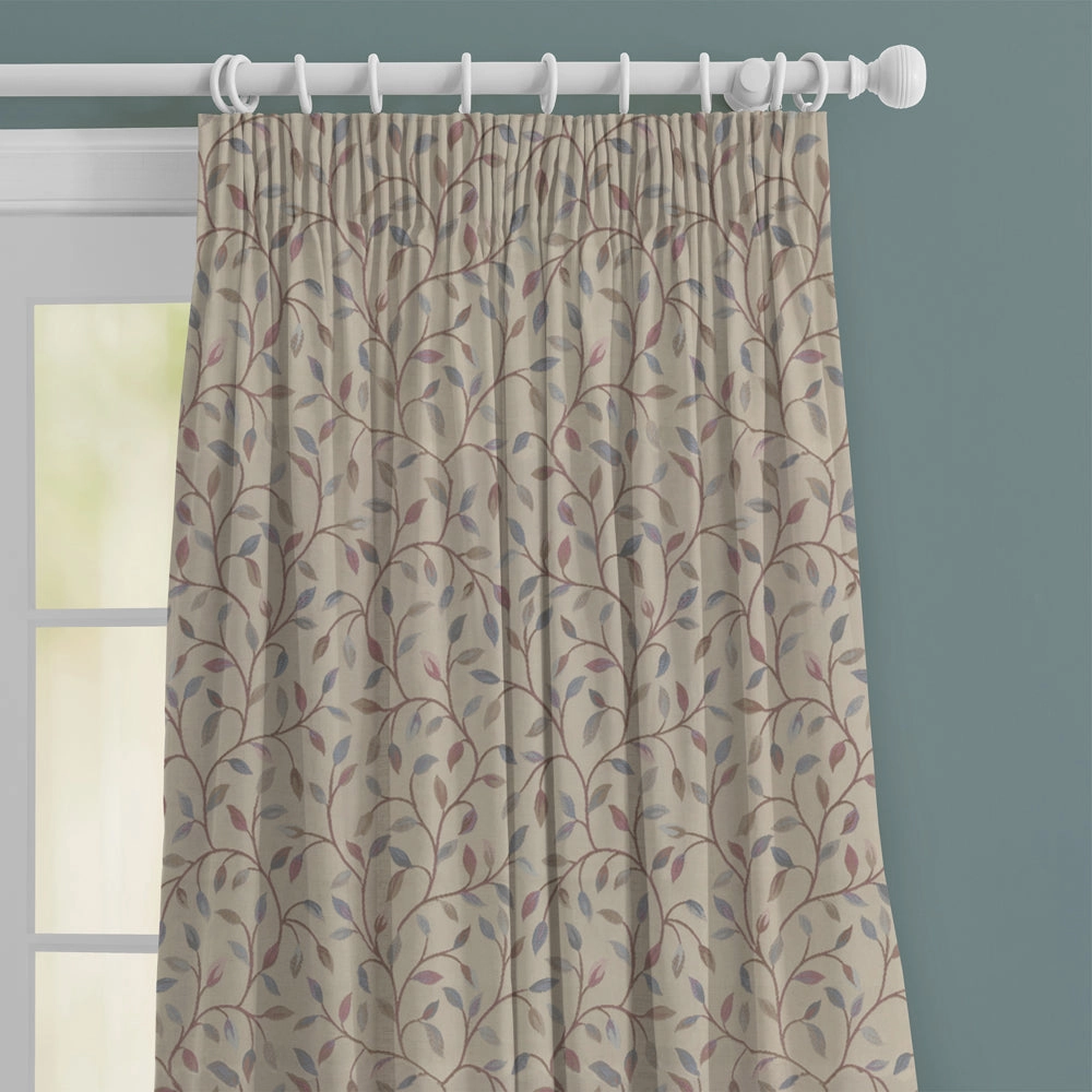 Cervino Woven Jacquard Made to Measure Curtains Blush