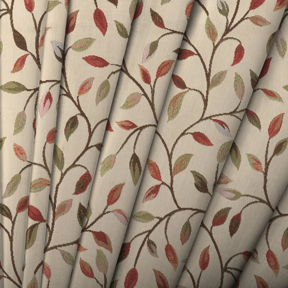 Cervino Woven Jacquard Made to Measure Curtains Forest Green