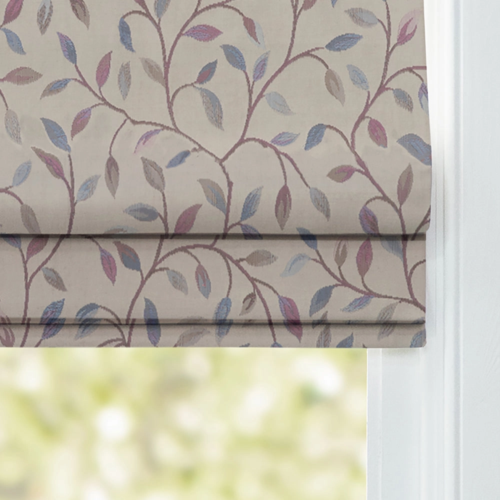 Cervino Woven Jacquard Made to Measure Roman Blinds Blush