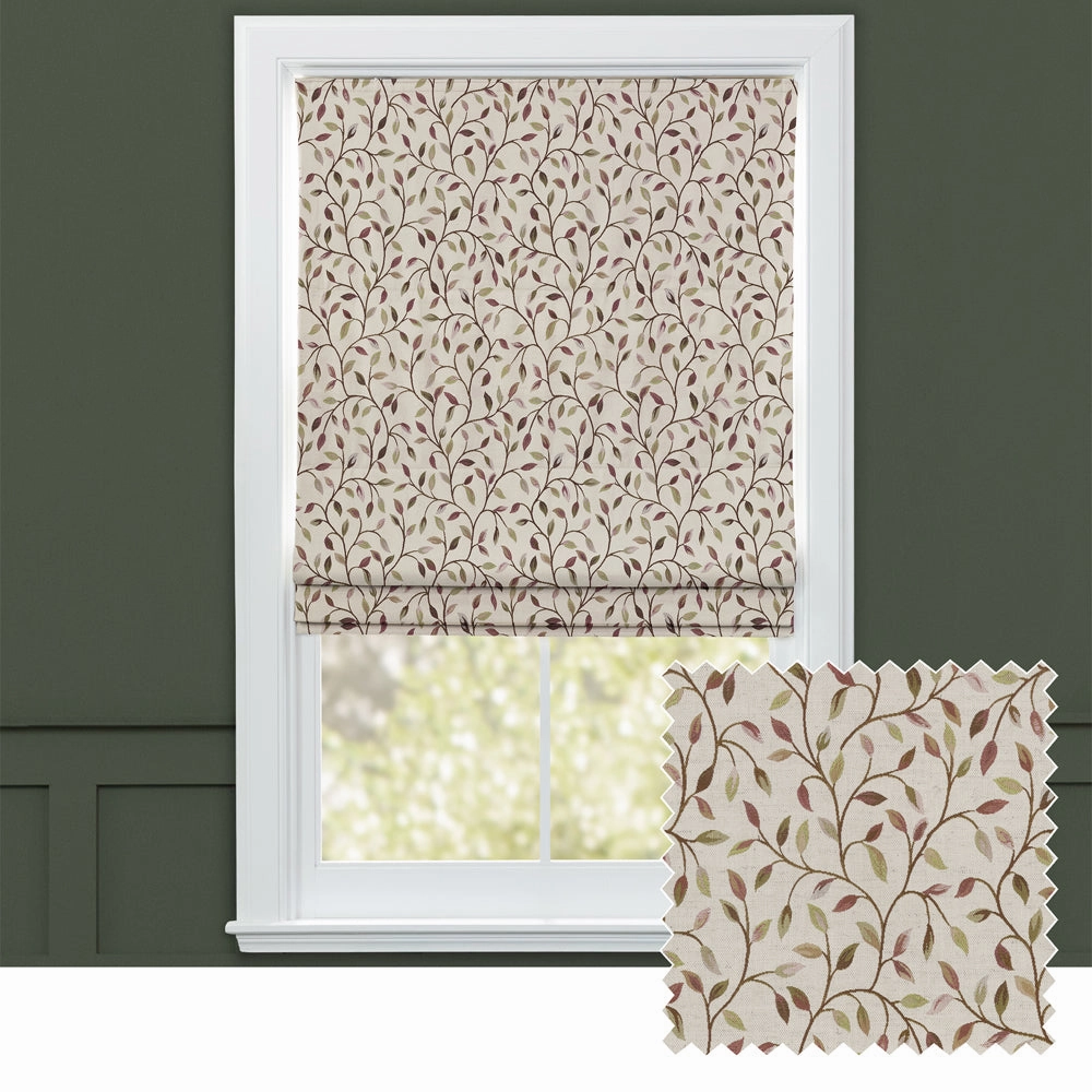 Cervino Woven Jacquard Made to Measure Roman Blinds Cream Auberginebedding sets ,throw blankets 