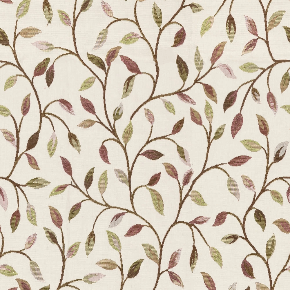 Cervino Woven Jacquard Made to Measure Roman Blinds Cream Aubergine