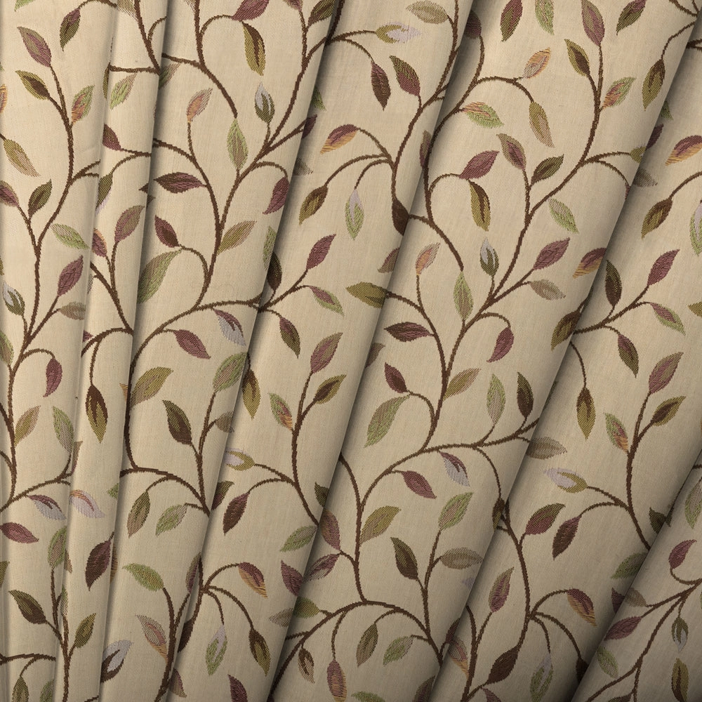 Cervino Woven Jacquard Made to Measure Roman Blinds Cream Heather