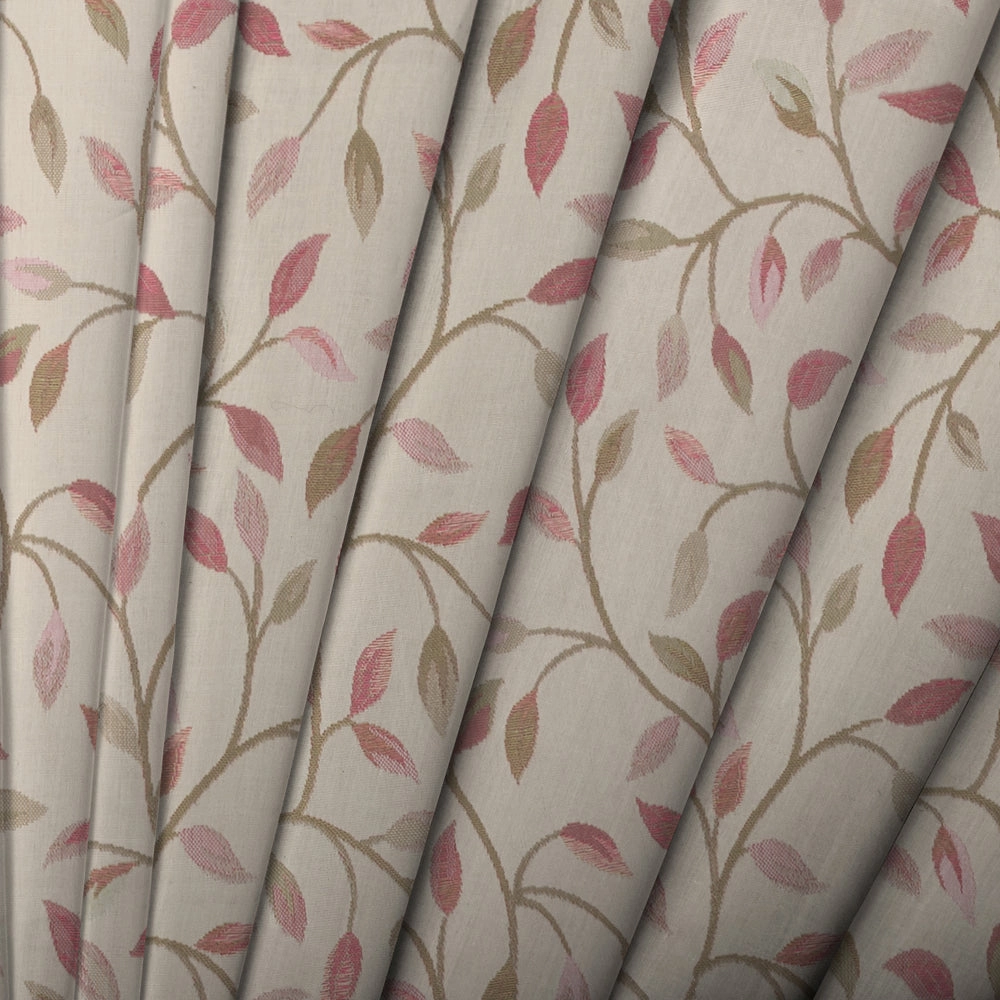 Cervino Woven Jacquard Made to Measure Roman Blinds Rose Hip