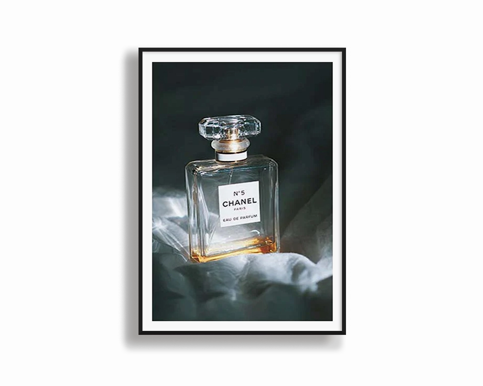 Chanel Bottlenordic style wall decor