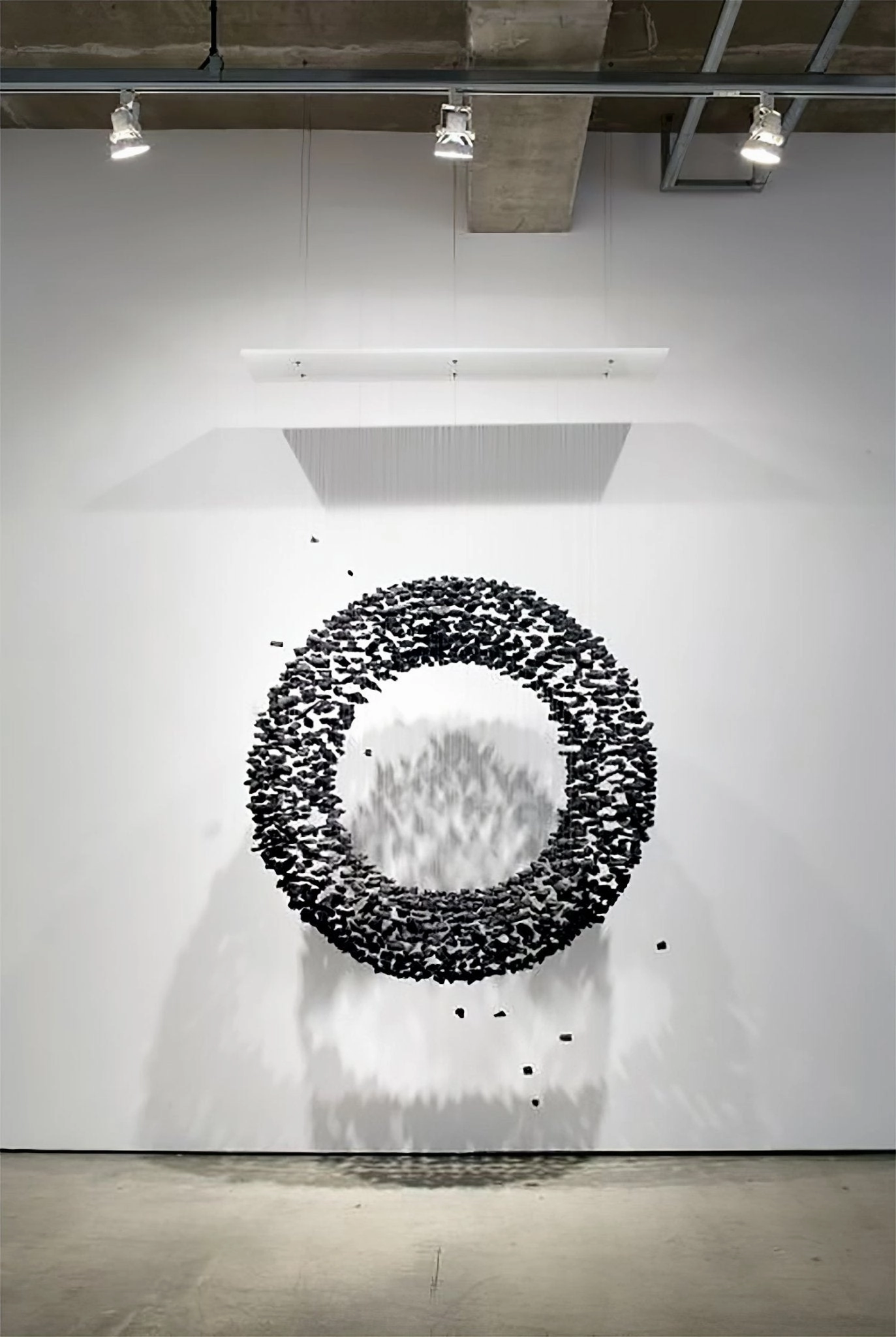 Charcoal Shape O Chandelier