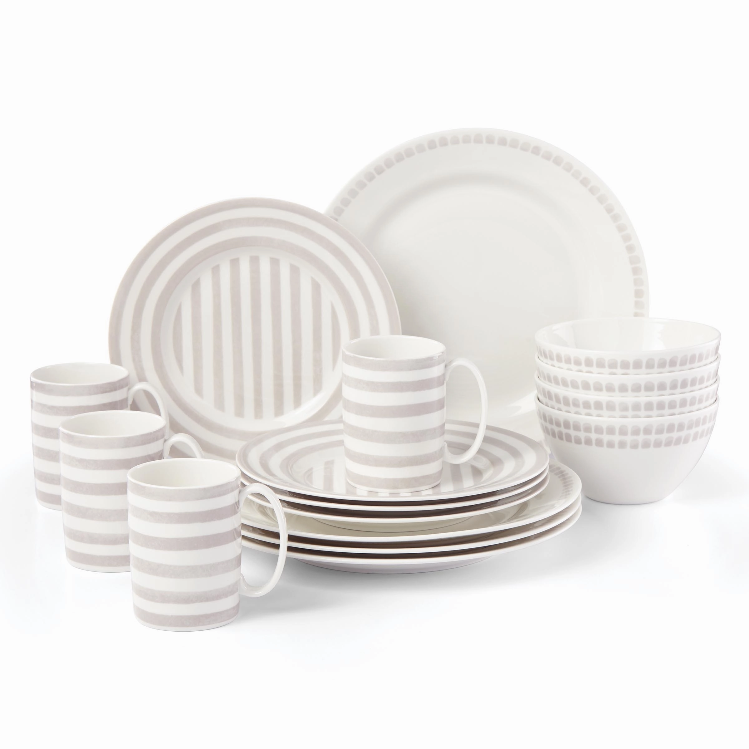 Charlotte Street North 16-Piece Dinneraware Setmodern kitchen decor ,kitchen dinner set ,dinnerware 