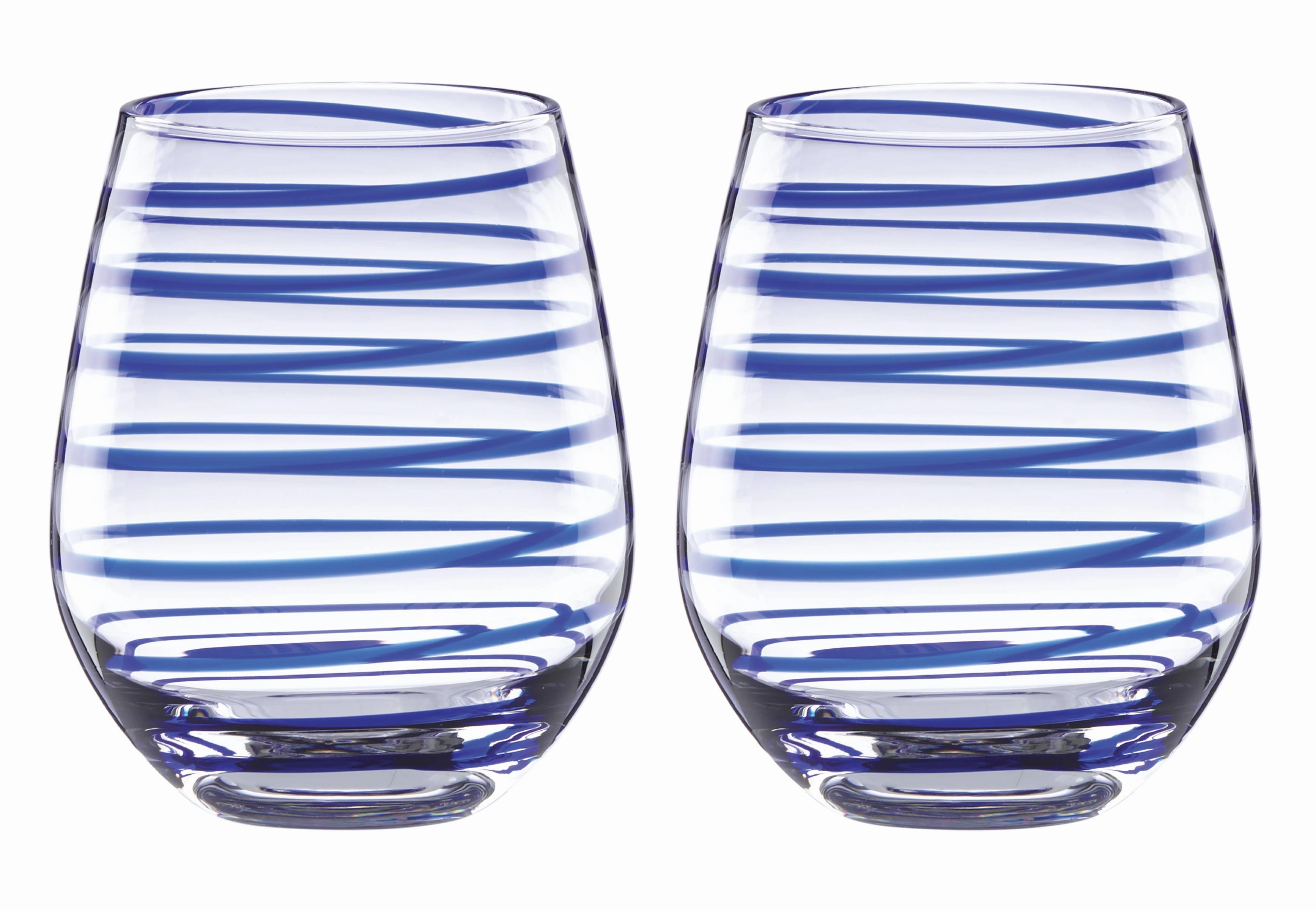 Charlotte Street Stemless Wine Glasses - Set Of 2glass cups ,personalized mugs 