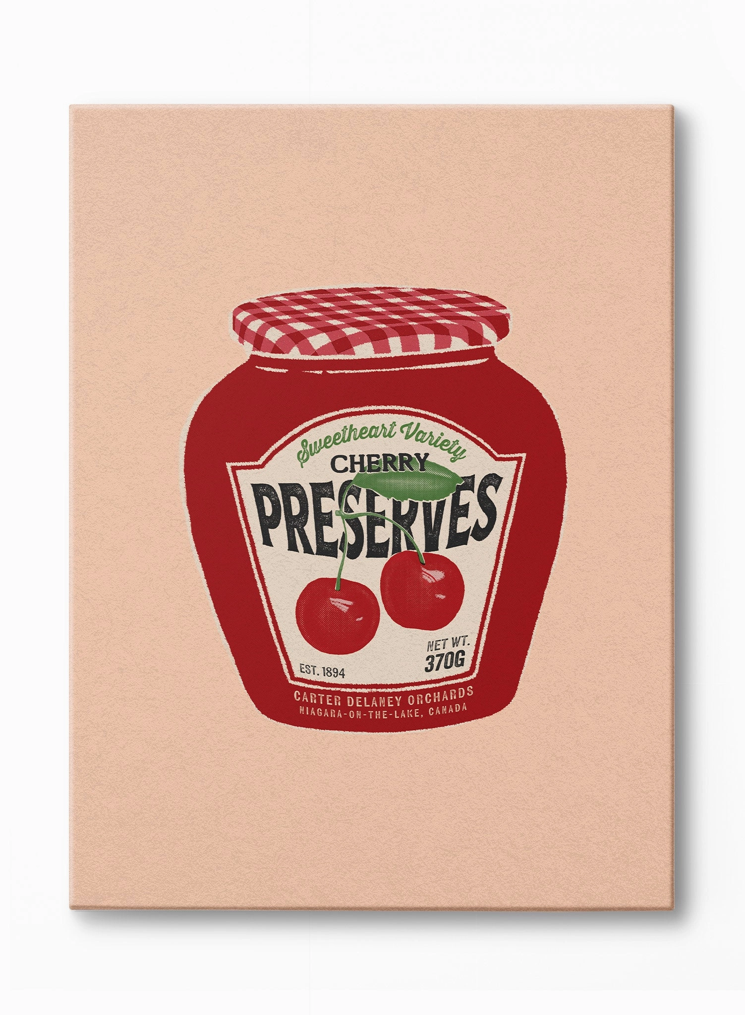 Cherry Preserves, Canvasindoor decorative canvas print
