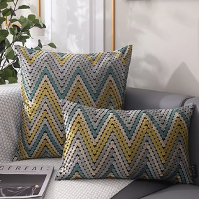 Chevron Pattern Throw Cushionshome decoration ,modern home decor 