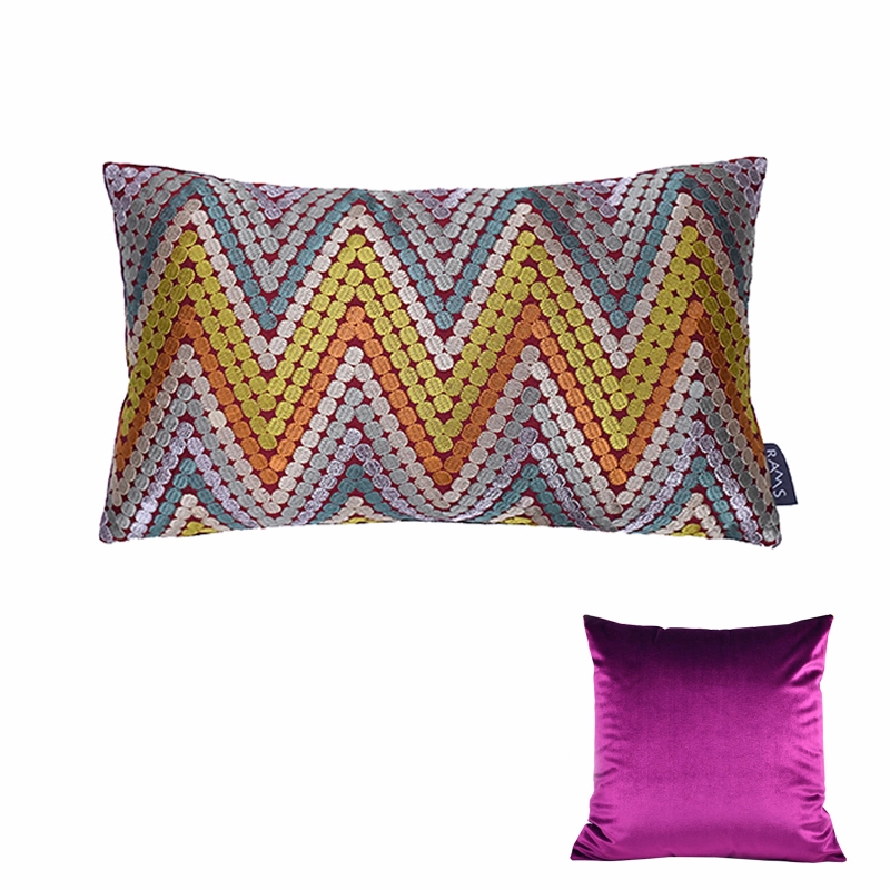 Chevron Pattern Throw Cushions