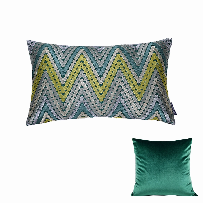 Chevron Pattern Throw Cushions
