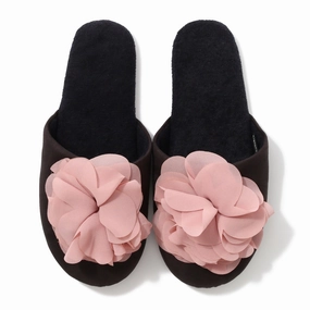 Chiffon Room Shoes Flower Dark Graybedding sets ,throw blankets 
