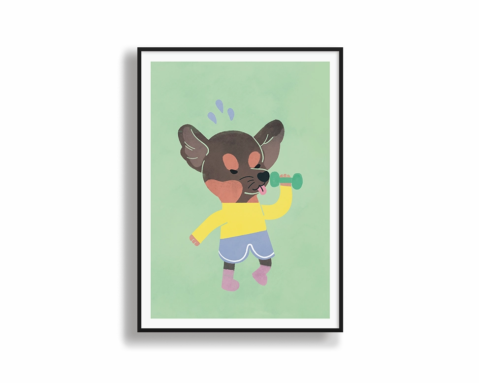 Chihuahuanordic style wall decor