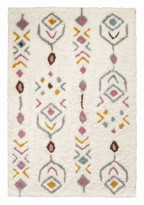 Chikita Multi-Colour Tribal Shag Rug *NO RETURNS UNLESS FAULTYmodern color block patchwork rug