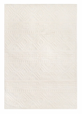 Chloe Cream Tribal Textured Rug *NO RETURNS UNLESS FAULTYmodern color block patchwork rug