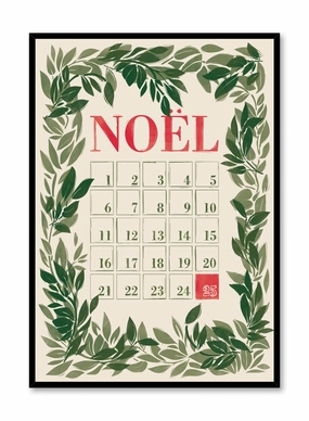 Christmas Countdown Calendar, Posterpop culture themed posters