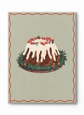 Christmas Pudding, Canvasindoor decorative canvas print