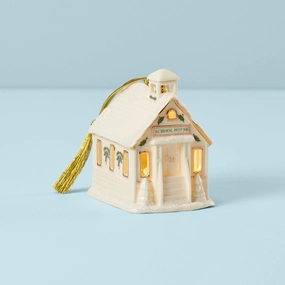 Christmas Village School Lit Ornamenthome decorative items