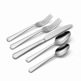 Chroma 65 Piece Flatware Seteco-friendly bamboo fiber tableware set 