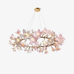 Circular Blossom Chandelierrustic chandelier,bedroom chandelier 