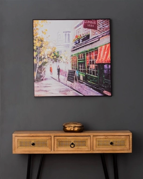 Cityscape II Semi Hand-made Wall Art - 32*32 Inchnordic style wall decor