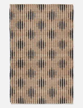 Claron Handwoven Jute Rugmodern color block patchwork rug