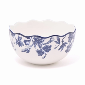 CLASSIC FLOWER BOWL BLUEhand-painted ceramic bowl