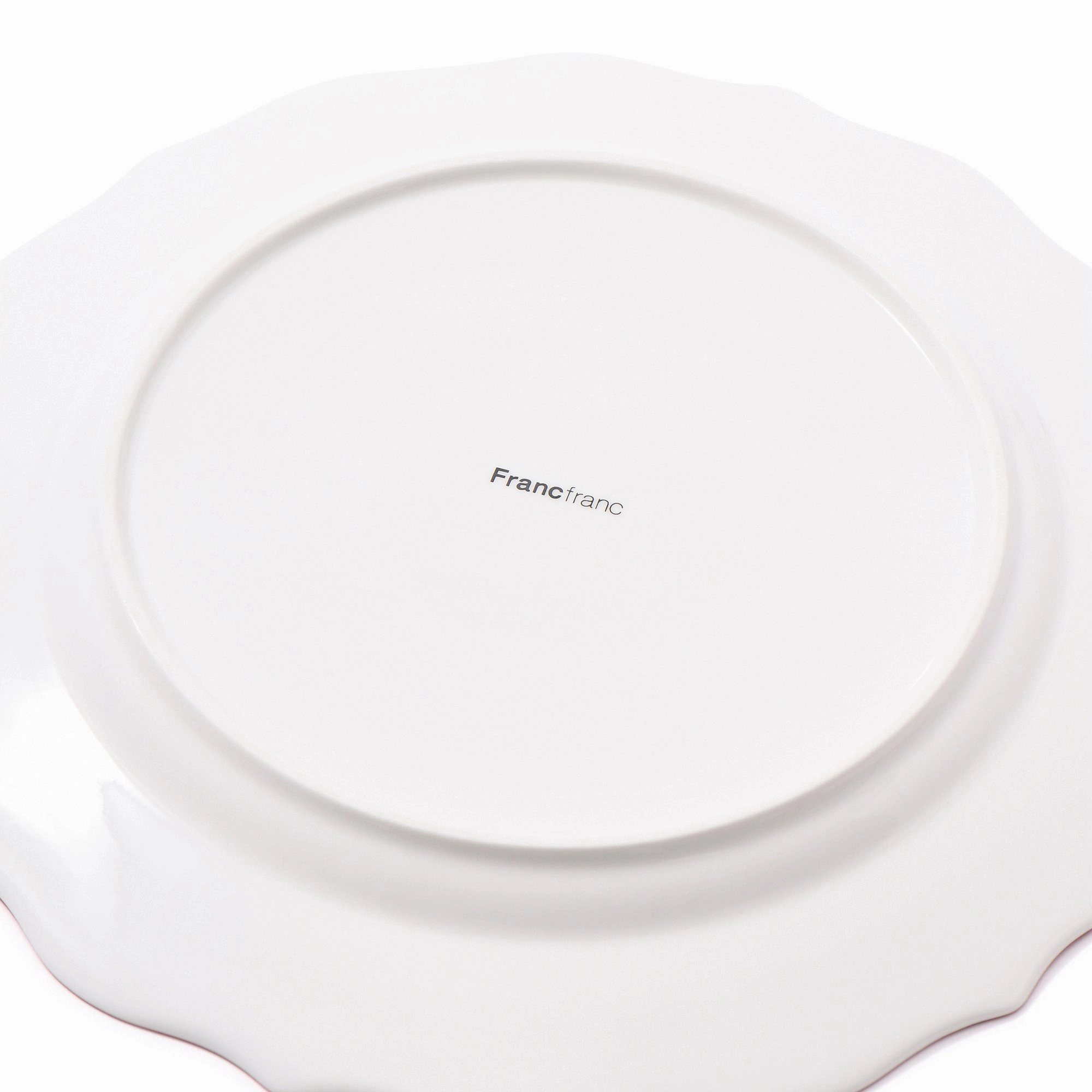 Classic Flower Plate Large Red