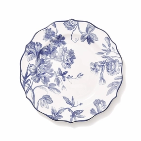 Classic Flower Plate Medium Bluehand-painted ceramic bowl