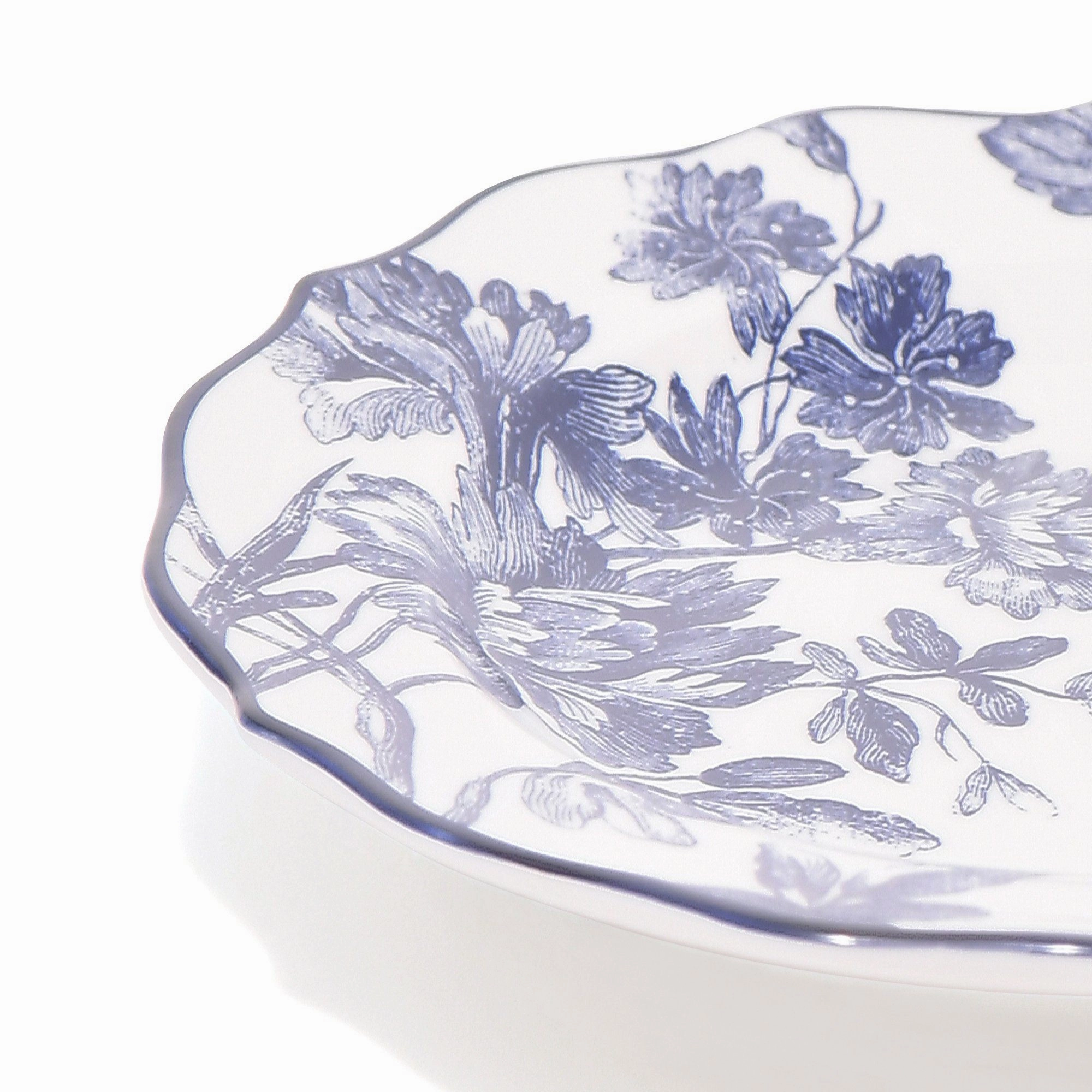 Classic Flower Plate Medium Blue