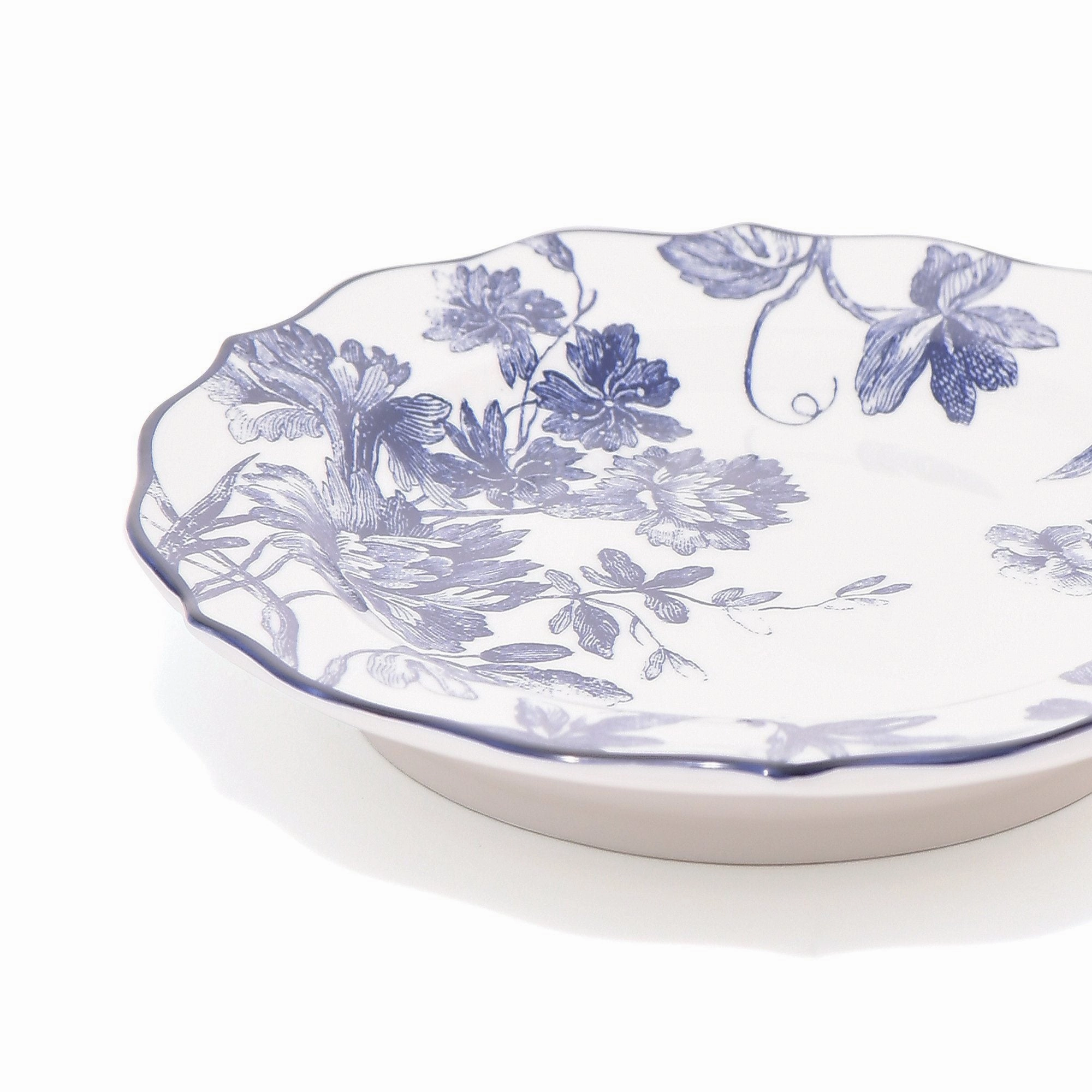 Classic Flower Plate Medium Blue